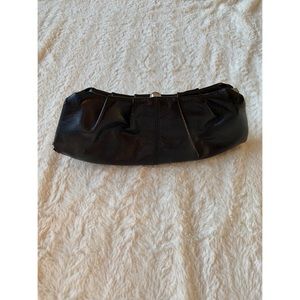Express Black Clutch